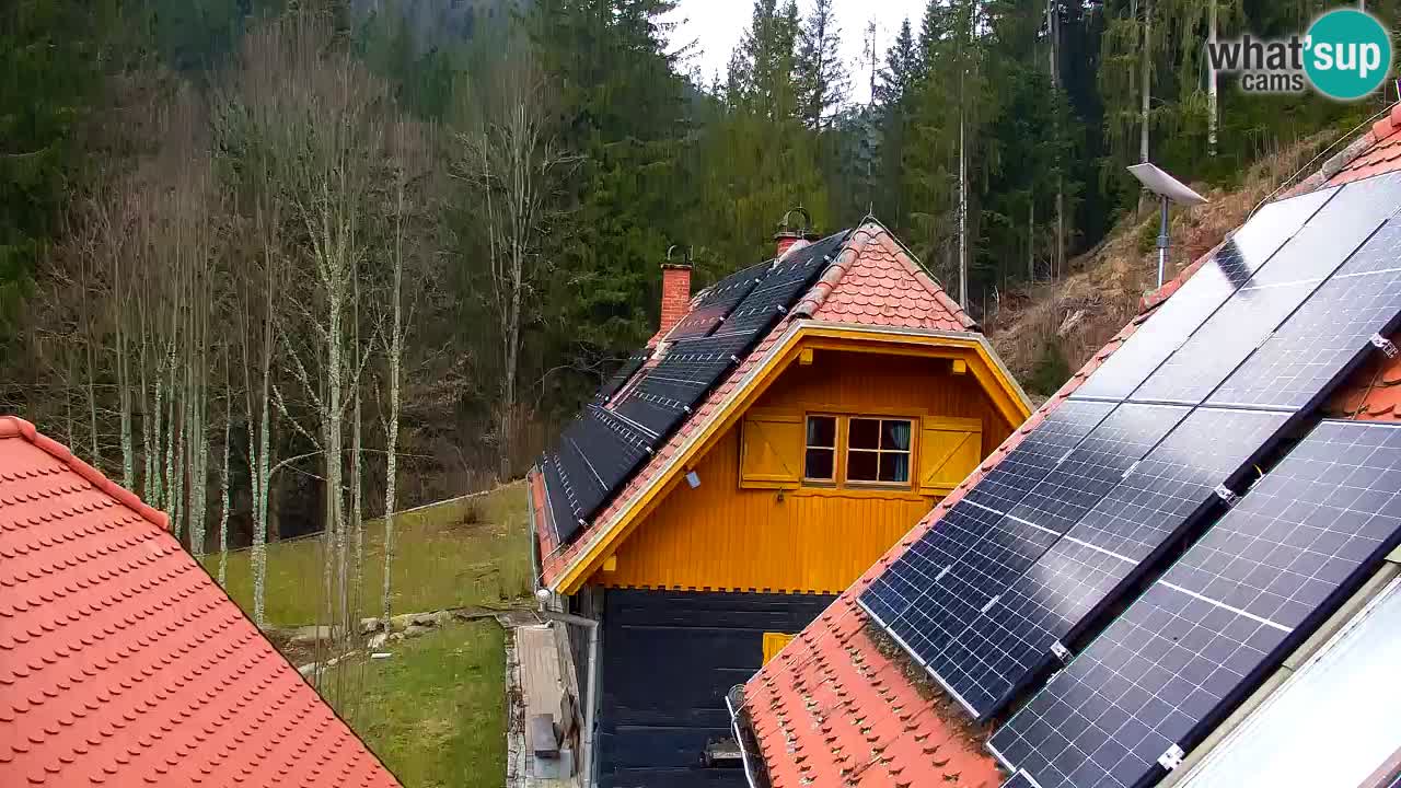 Webcam Lukanja – Pohorje houses a Water village
