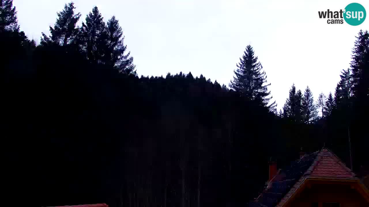 Webcam Lukanja – Pohorje houses a Water village