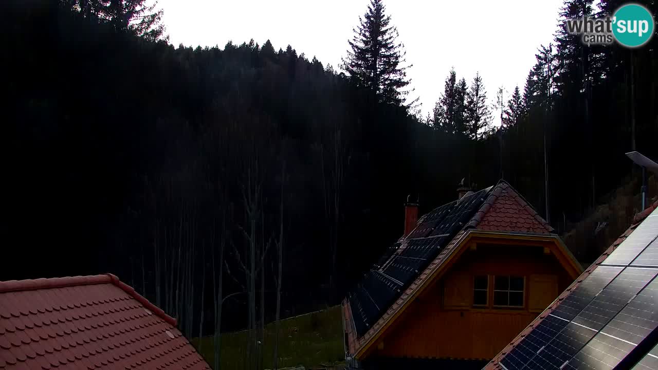 Spletna kamera Lukanja – Water Village | Pohorje Houses
