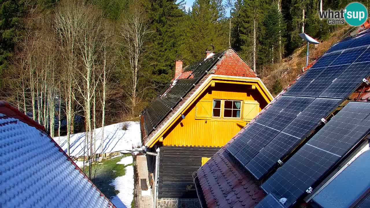 Webcam Lukanja – Pohorje houses a Water village