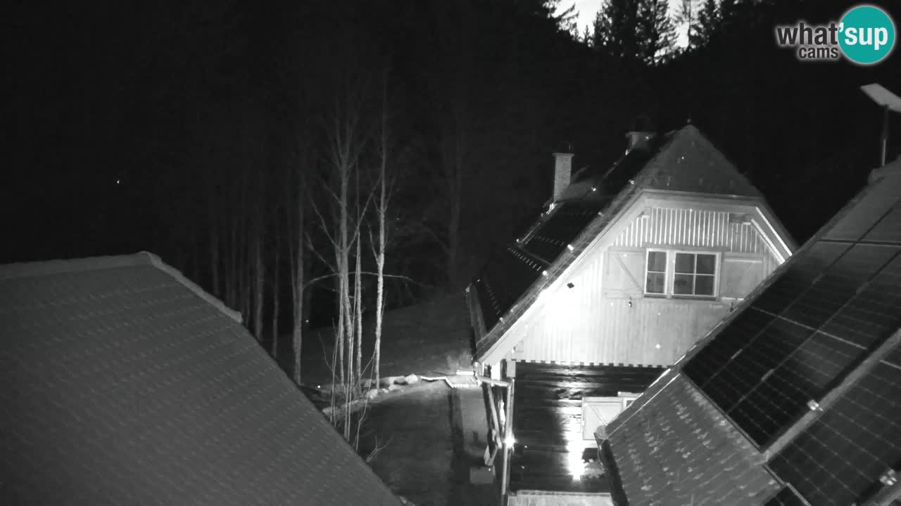 Webcam Lukanja – Pohorje houses a Water village