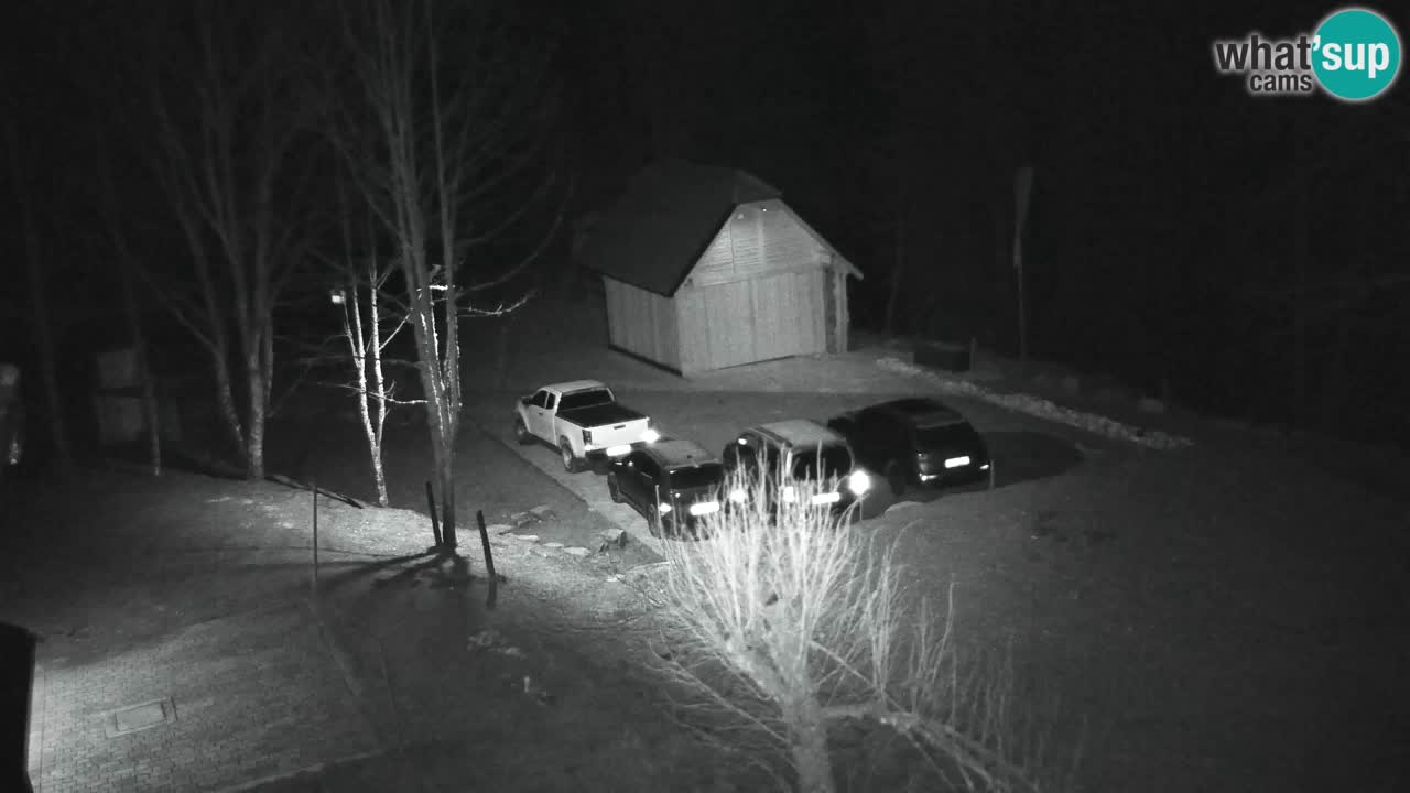 Webcam Lukanja – Pohorje houses a Water village