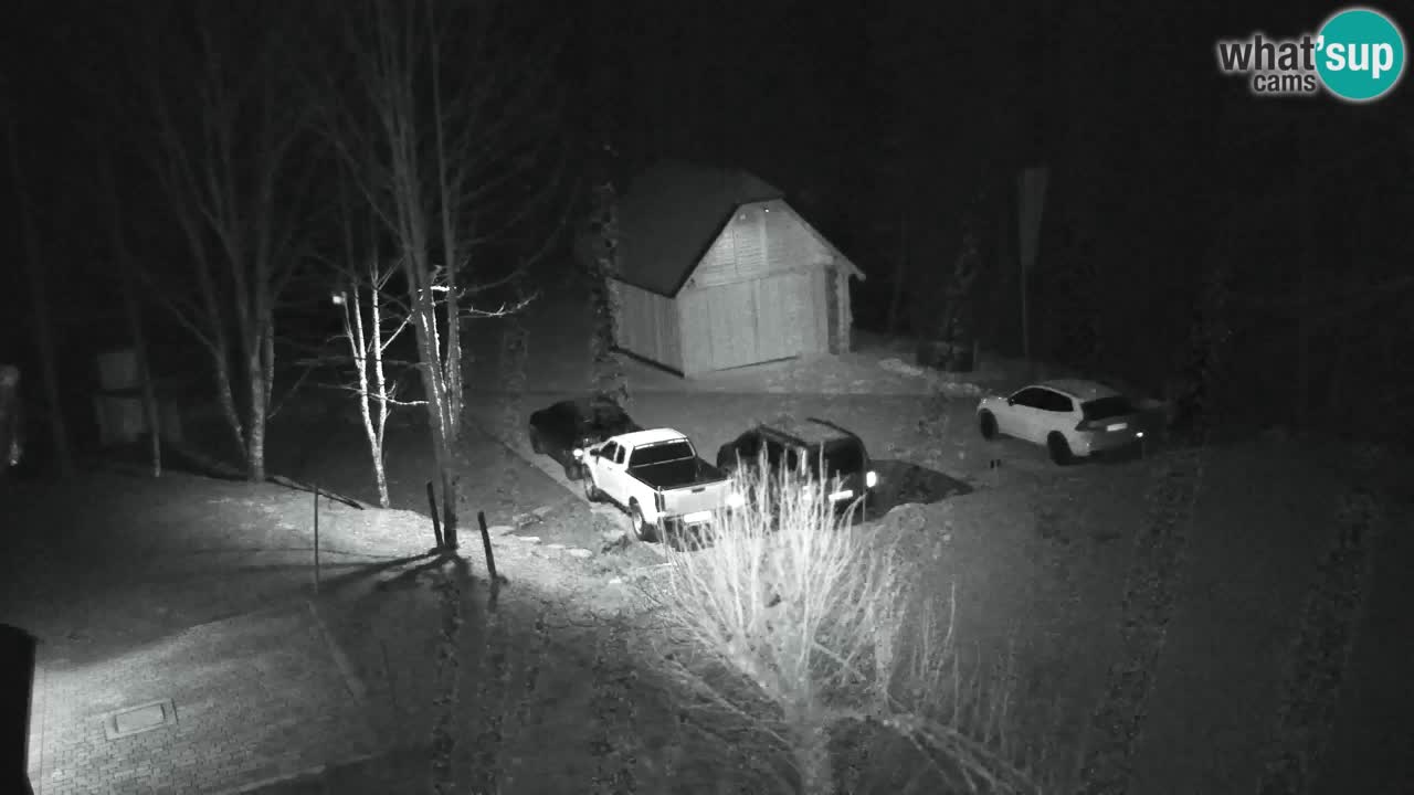 Webcam Lukanja – Pohorje houses a Water village