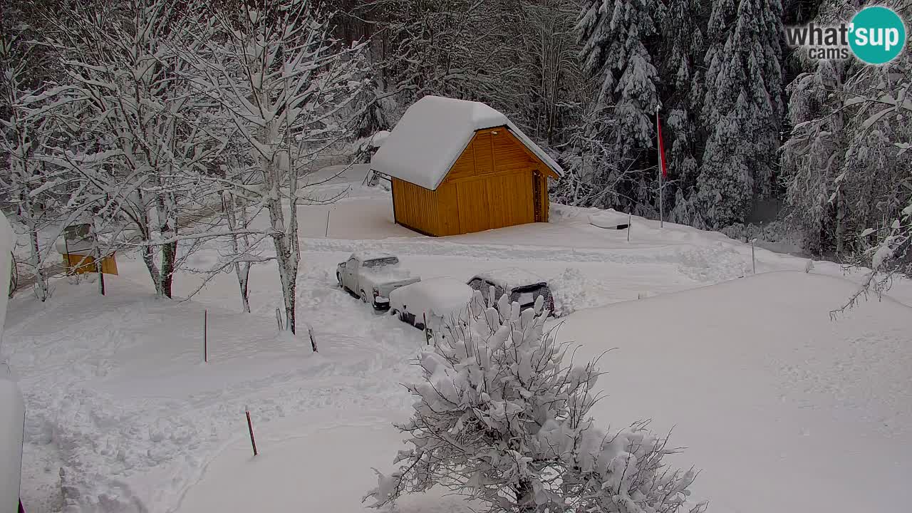 Spletna kamera Lukanja – Water Village | Pohorje Houses