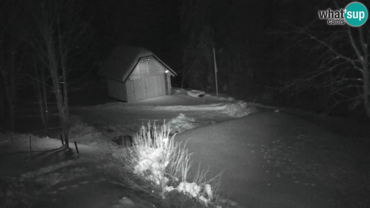 Webcam Lukanja – Pohorje houses a Water village