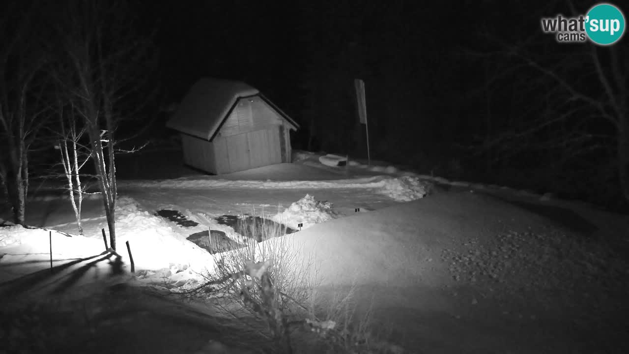 Webcam Lukanja – Pohorje houses a Water village