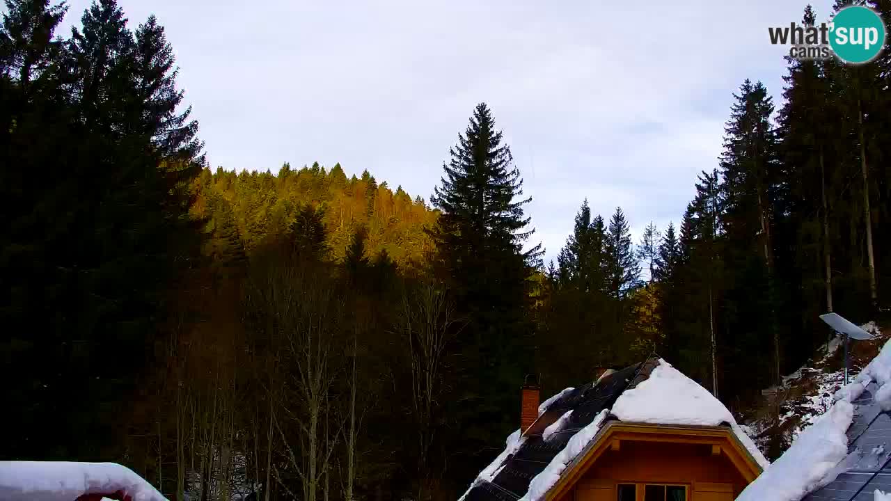 Webcam Lukanja – Pohorje houses a Water village