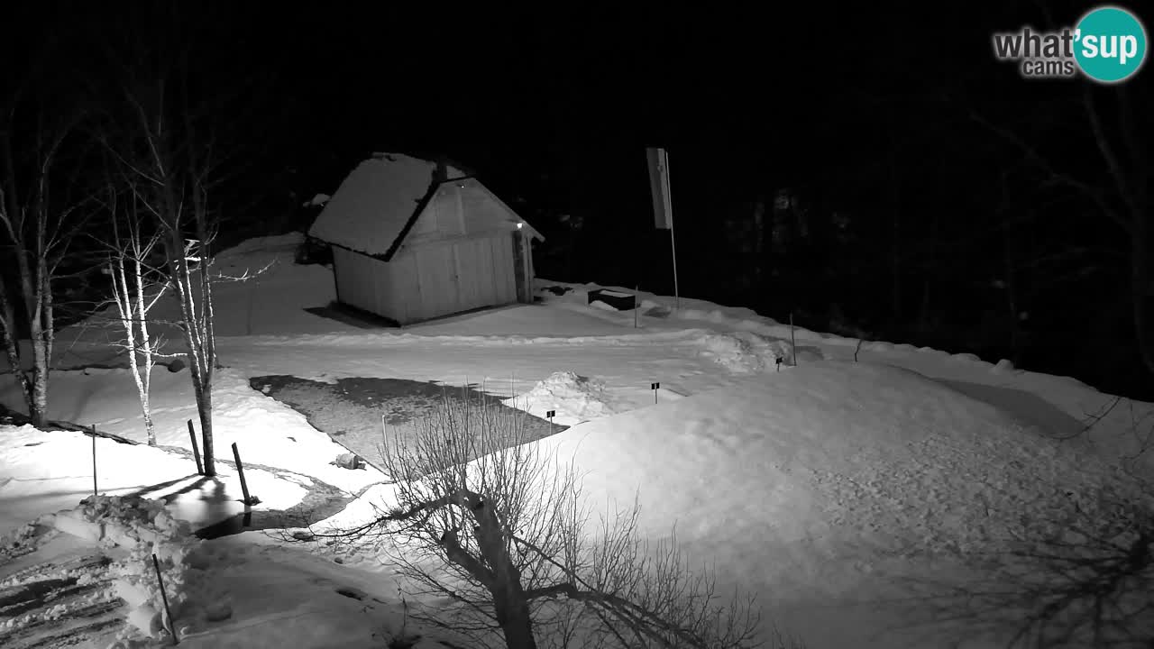 Webcam Lukanja – Pohorje houses a Water village