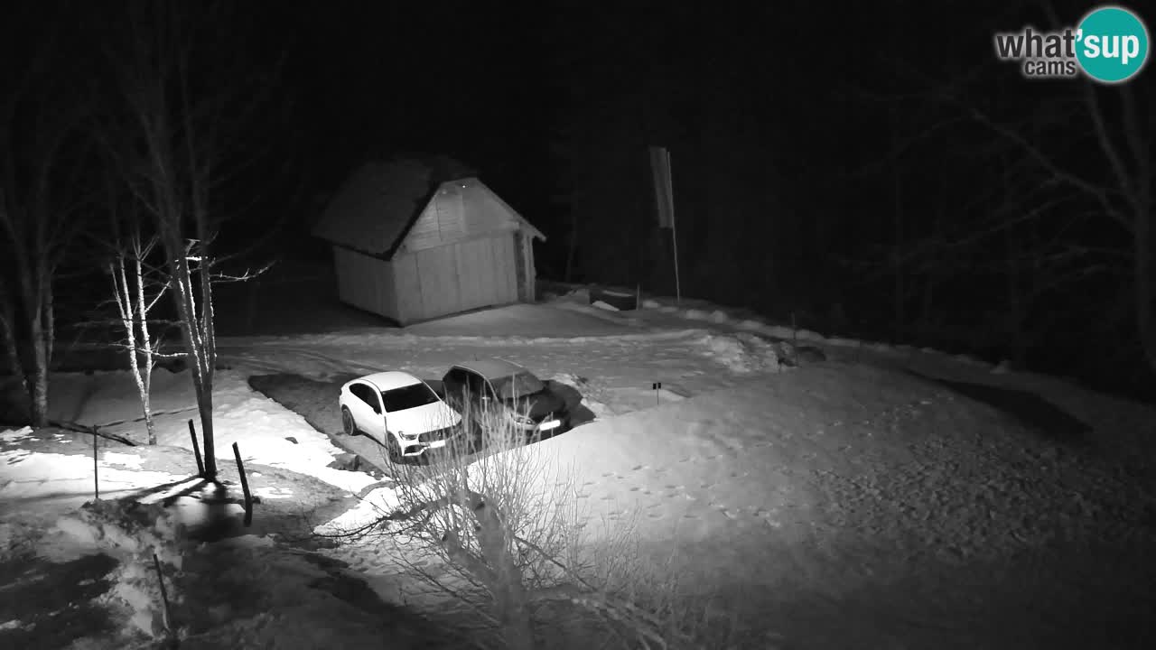 Webcam Lukanja – Pohorje houses a Water village