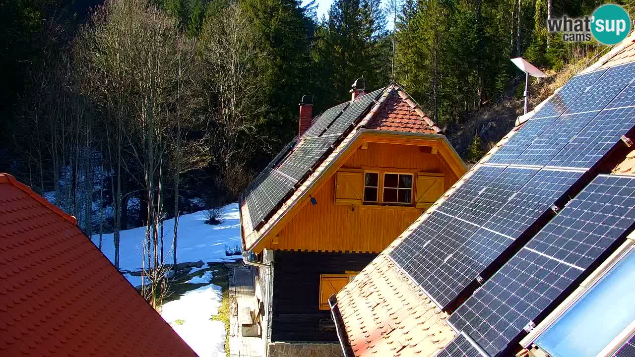 Webcam Lukanja – Pohorje houses a Water village