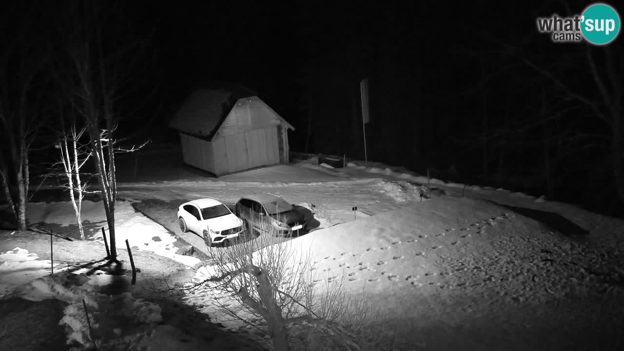 Webcam Lukanja – Pohorje houses a Water village