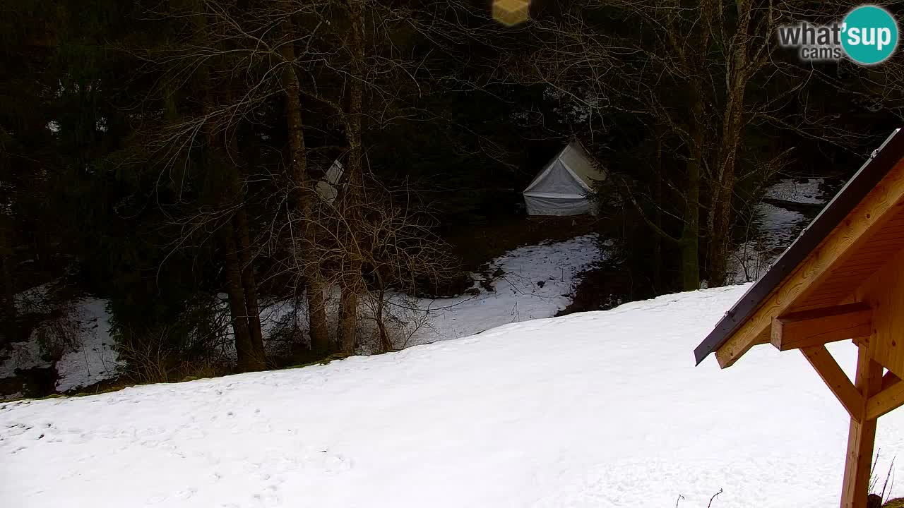 Webcam Lukanja – Pohorje houses a Water village