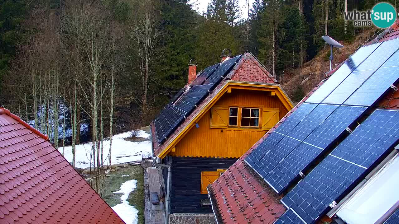Webcam Lukanja – Pohorje houses a Water village