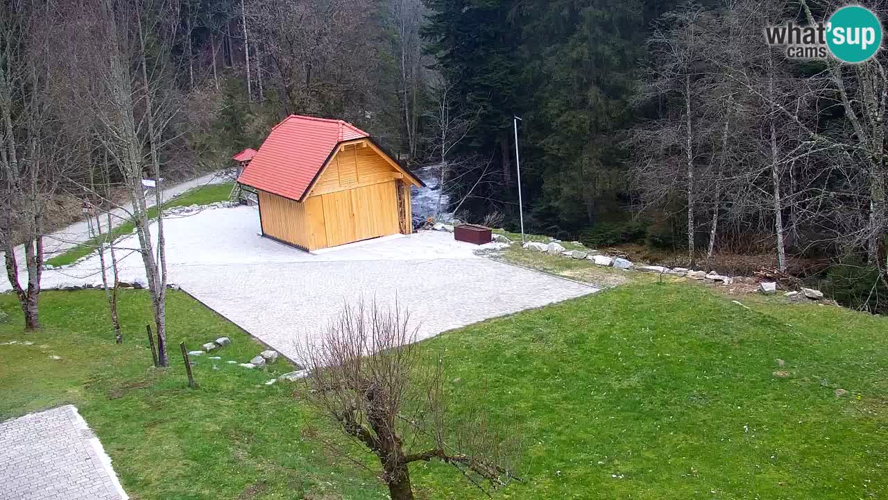 Webcam Lukanja – Pohorje houses a Water village