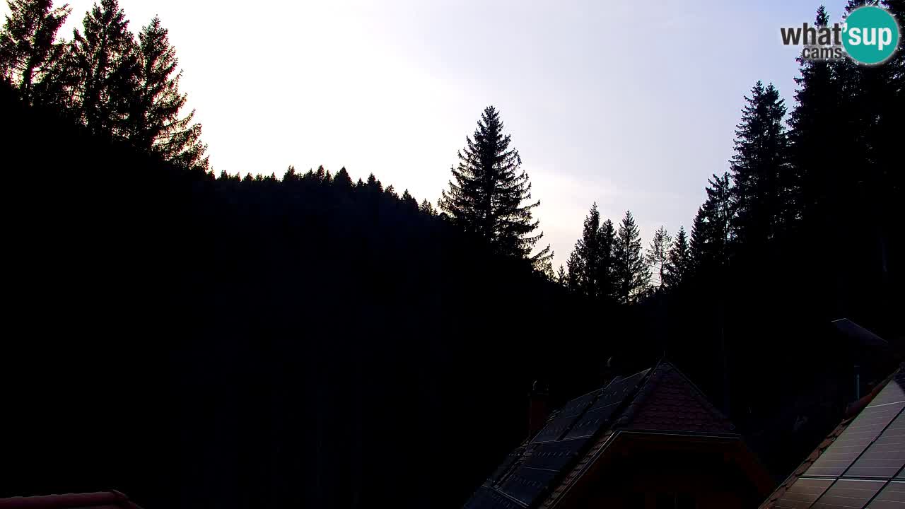 Spletna kamera Lukanja – Water Village | Pohorje Houses