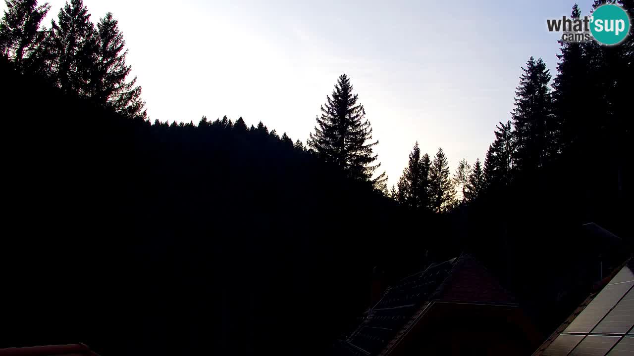 Webcam Lukanja – Pohorje houses a Water village