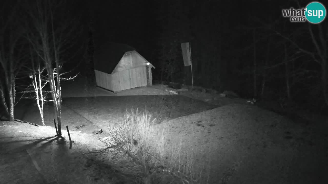 Webcam Lukanja – Pohorje houses a Water village