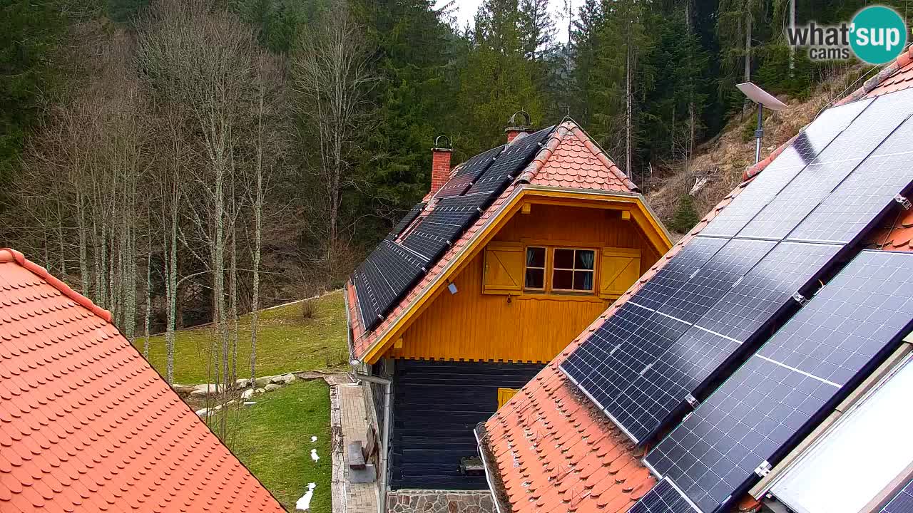Webcam Lukanja – Pohorje houses a Water village