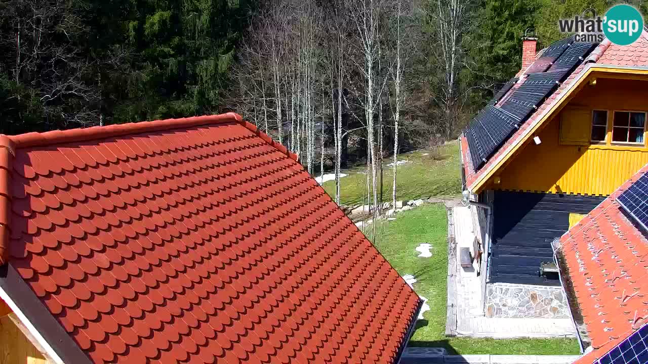Webcam Lukanja – Pohorje houses a Water village