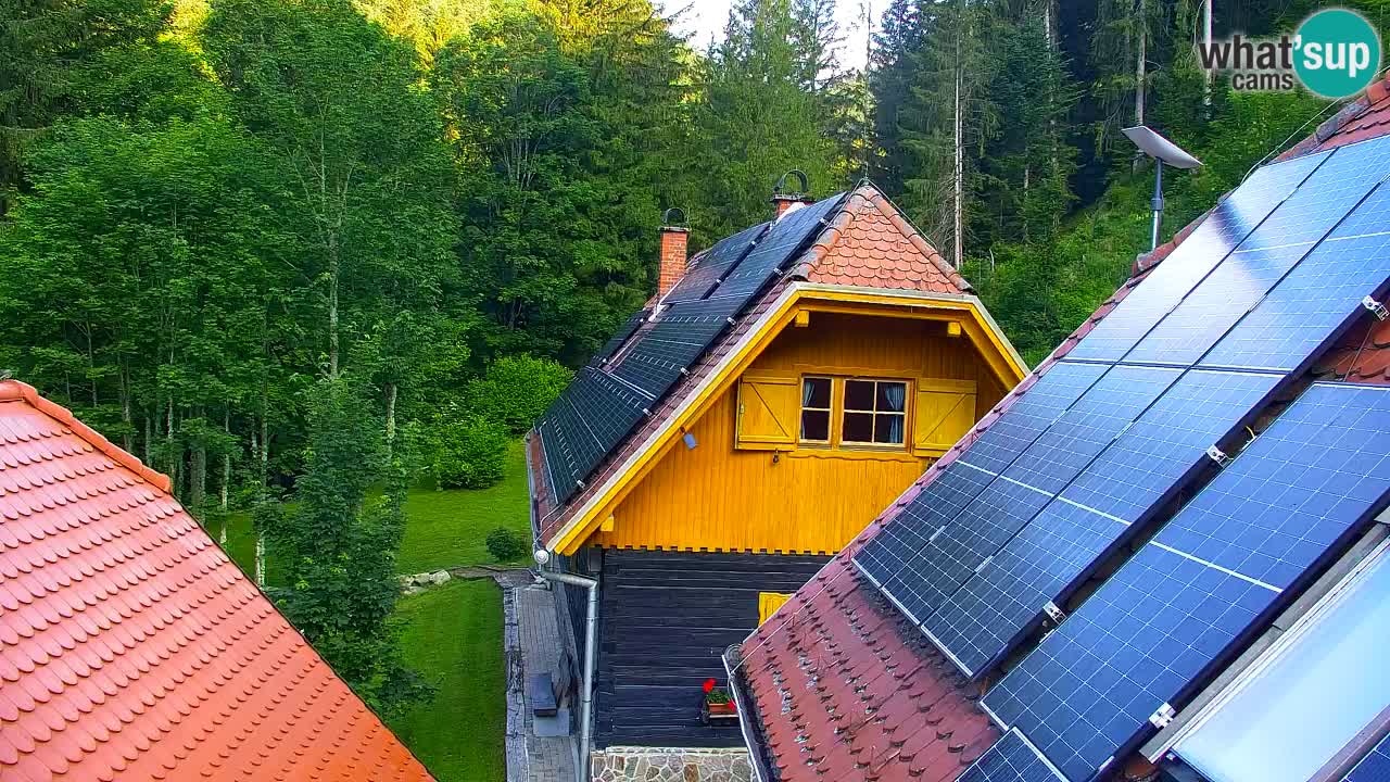 Webcam Lukanja – Pohorje houses a Water village