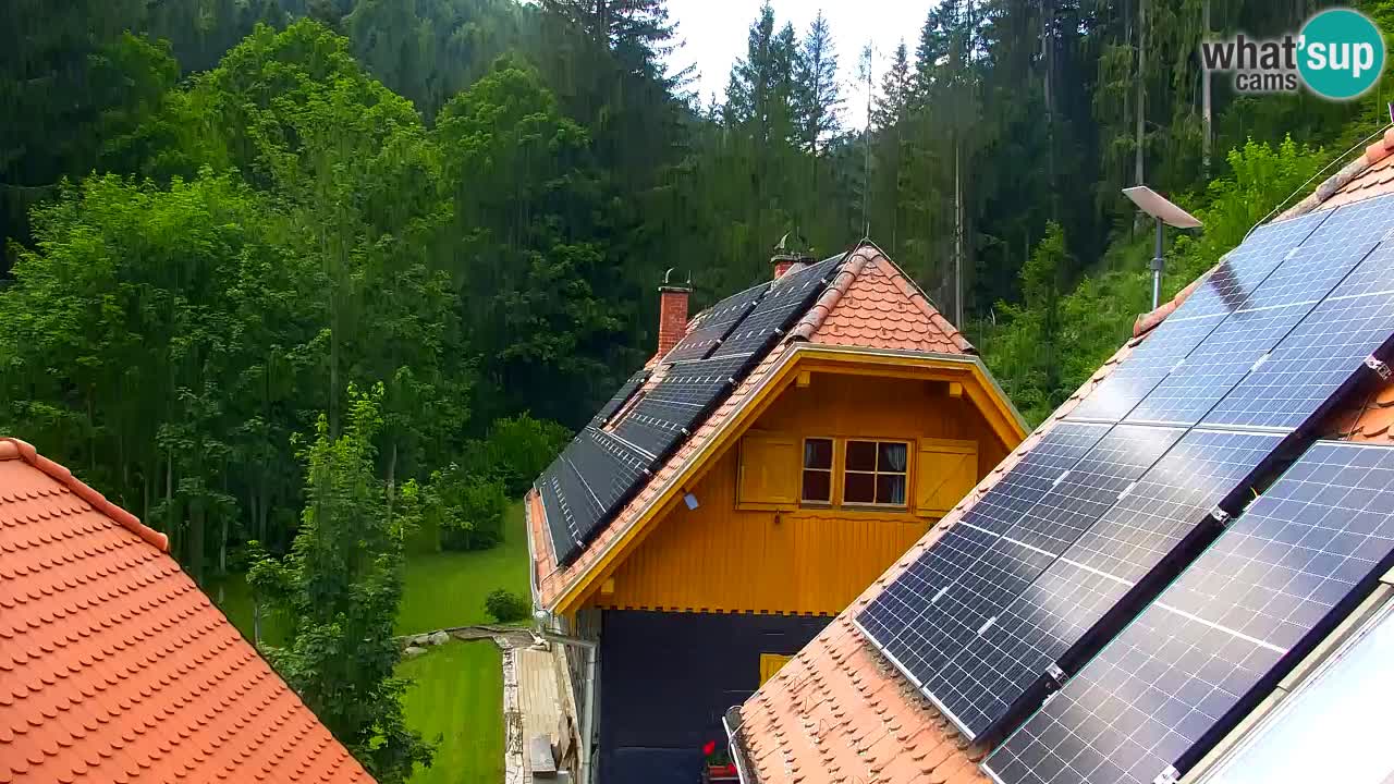Webcam Lukanja – Pohorje houses a Water village