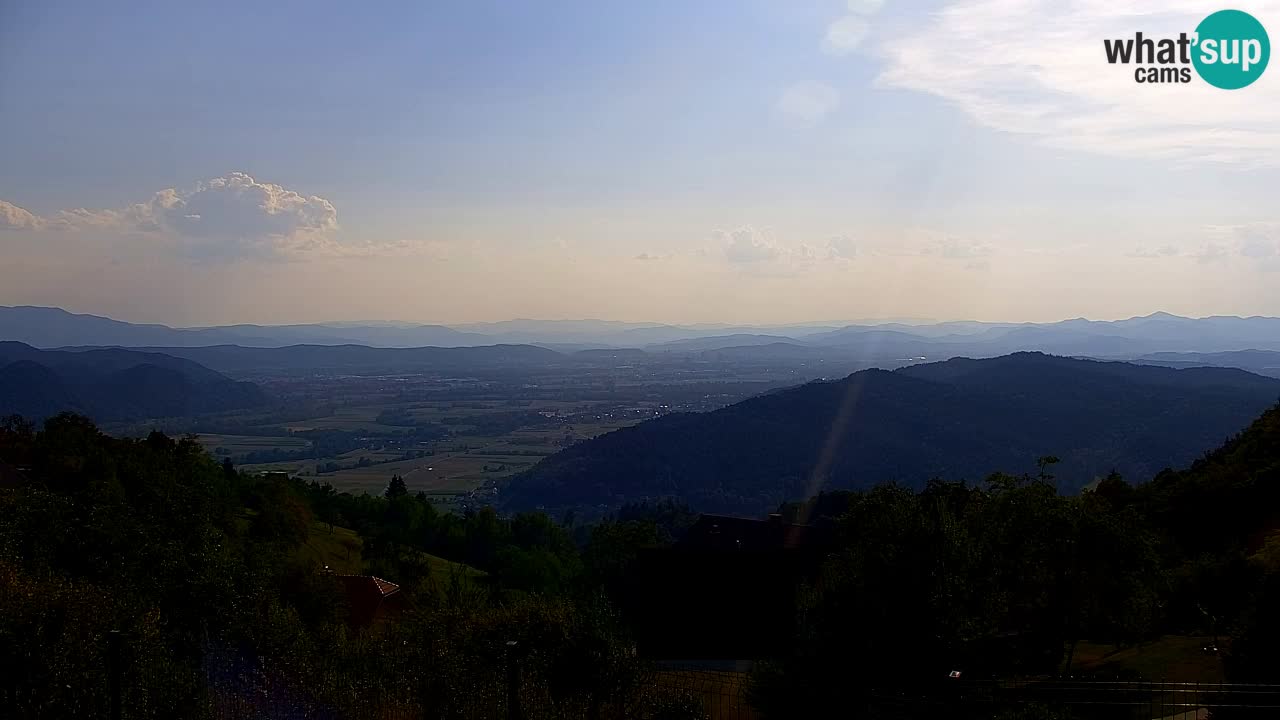 Webcam Dol pri Ljubljani – Panoramablick vom Vrh pri Dolskem