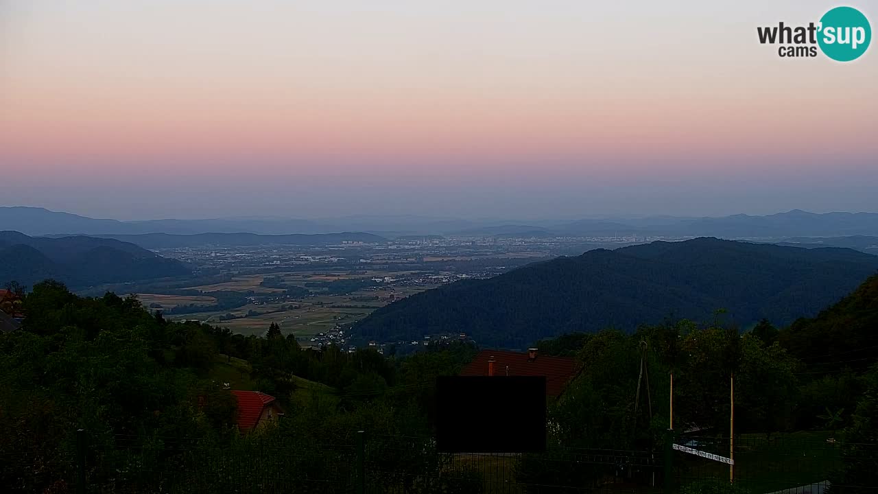 Webcam Dol pri Ljubljani – Panoramablick vom Vrh pri Dolskem