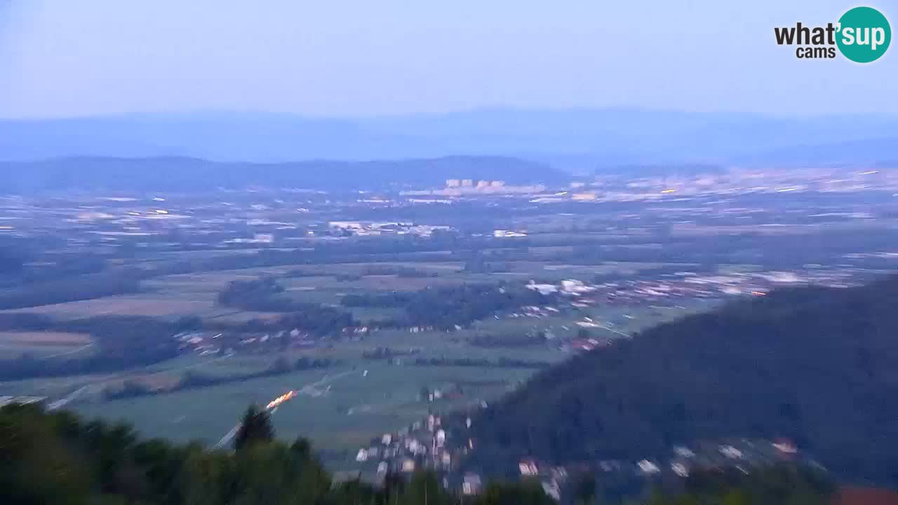 Webcam Dol pri Ljubljani – Vista panorámica en directo desde Vrh pri Dolskem