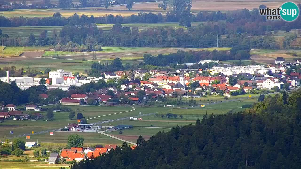 Webcam Dol pri Ljubljani – Panoramablick vom Vrh pri Dolskem