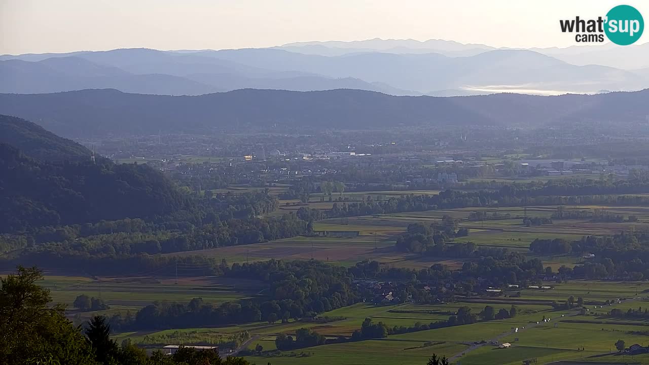 Web kamera Dol pri Ljubljani – Panoramski pogled s Vrha pri Dolskem