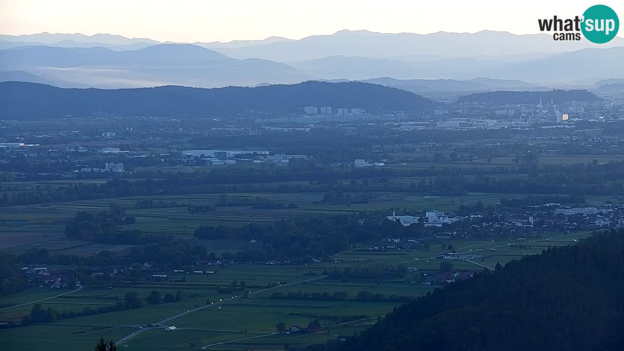 Webcam Dol pri Ljubljani – Vue panoramique en direct depuis Vrh pri Dolskem