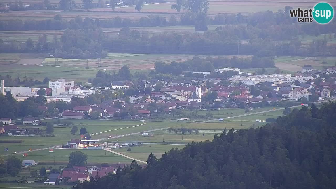 Webcam Dol pri Ljubljani – Vista panorámica en directo desde Vrh pri Dolskem