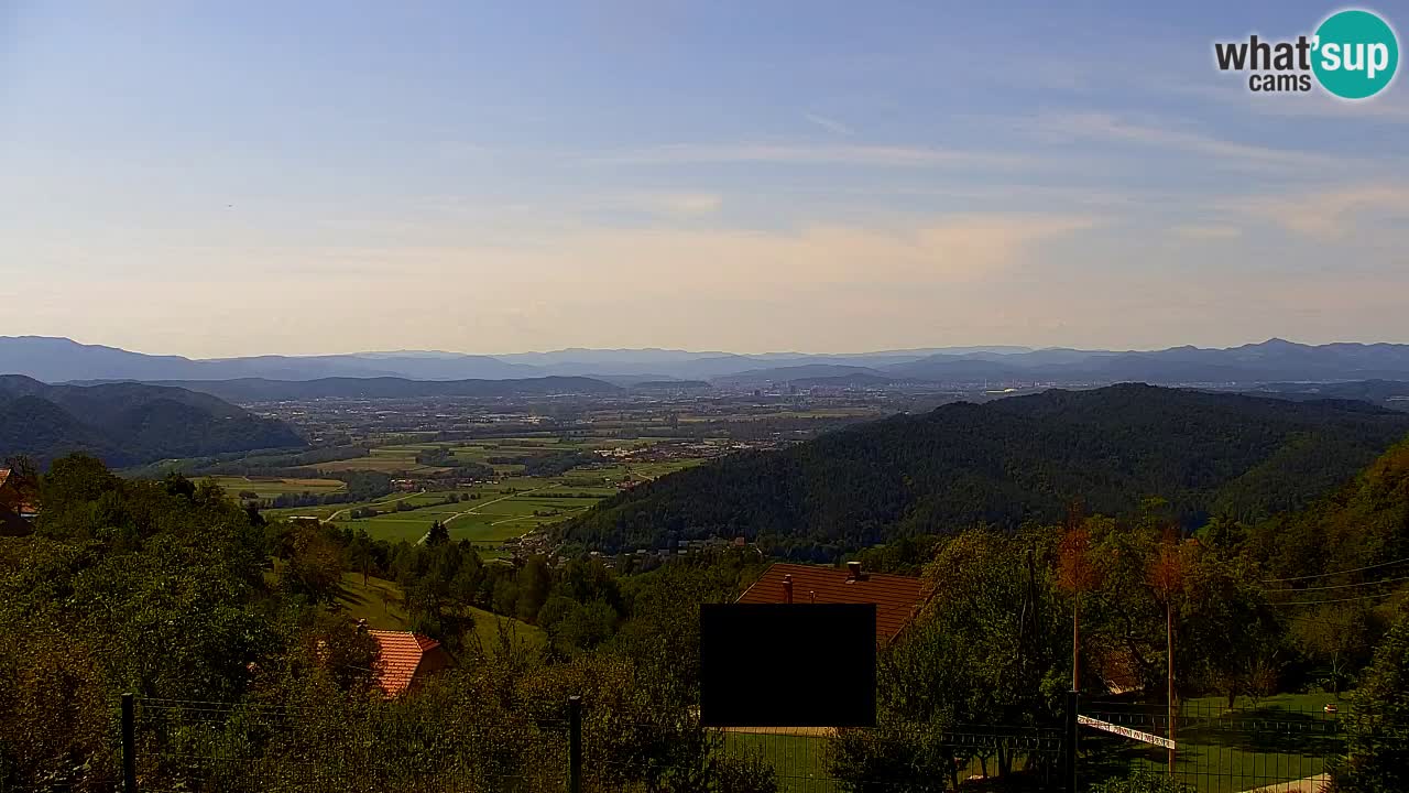 Webcam Dol pri Ljubljani – Vista panorámica en directo desde Vrh pri Dolskem