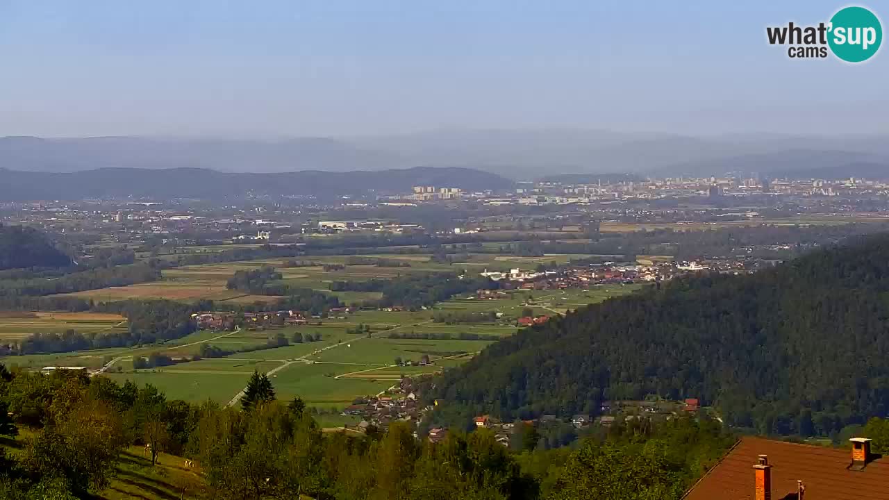 Webcam Dol pri Ljubljani – Panoramablick vom Vrh pri Dolskem