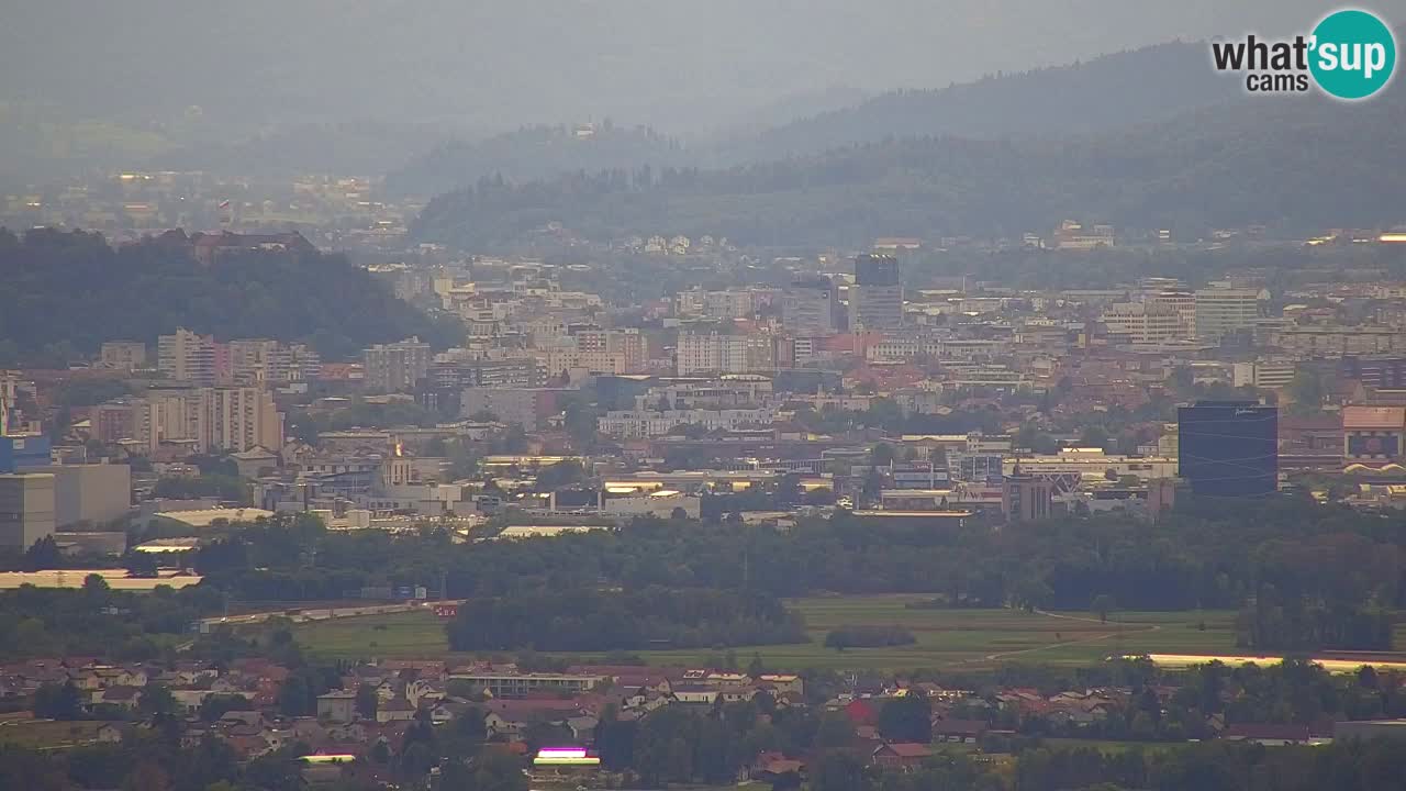Web kamera Dol pri Ljubljani – Panoramski pogled s Vrha pri Dolskem