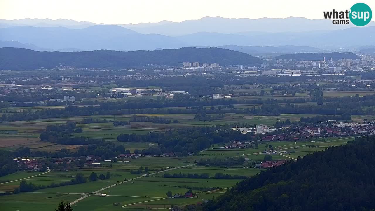 Web kamera Dol pri Ljubljani – Panoramski pogled s Vrha pri Dolskem