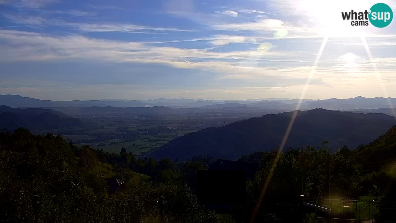 Webcam Dol pri Ljubljani – Vue panoramique en direct depuis Vrh pri Dolskem