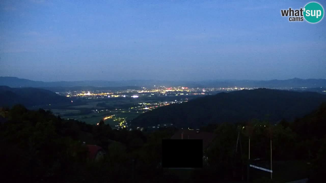 Webcam Dol pri Ljubljani – Panoramablick vom Vrh pri Dolskem