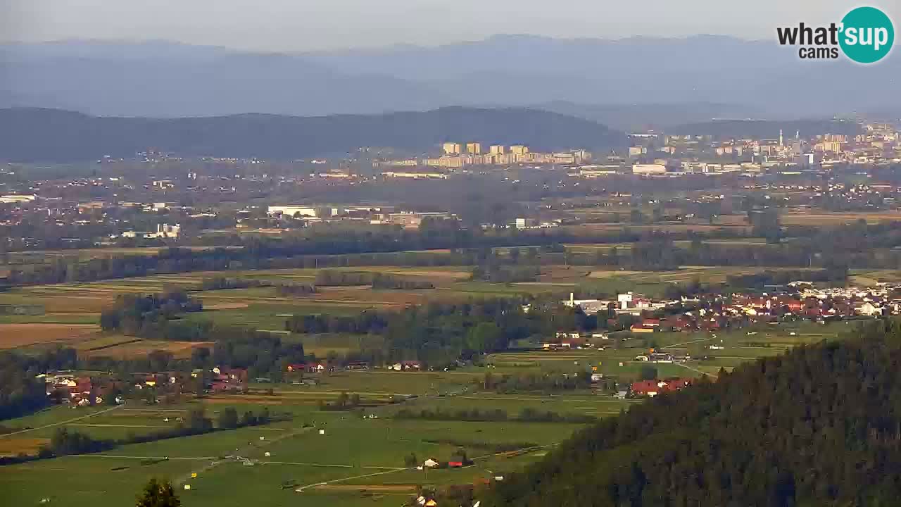 Webcam Dol pri Ljubljani – Vue panoramique en direct depuis Vrh pri Dolskem