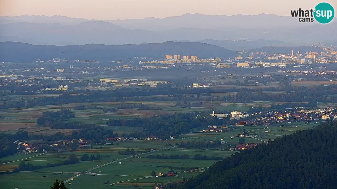 Webcam Dol pri Ljubljani – Vista panorámica en directo desde Vrh pri Dolskem