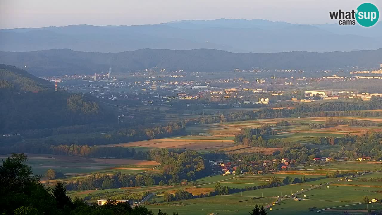 Webcam Dol pri Ljubljani – Panoramablick vom Vrh pri Dolskem