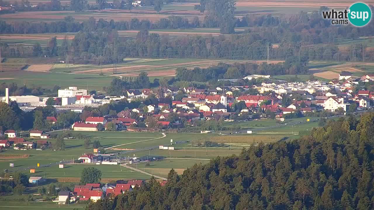 Web kamera Dol pri Ljubljani – Panoramski pogled s Vrha pri Dolskem
