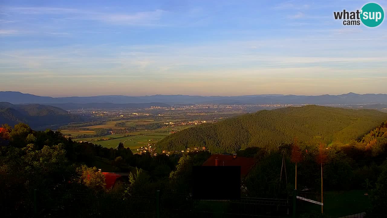 Webcam Dol pri Ljubljani – Panoramablick vom Vrh pri Dolskem