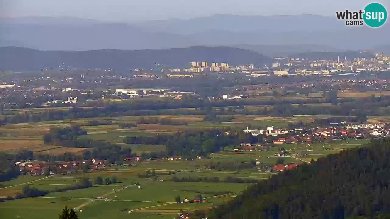 Webcam Dol pri Ljubljani – Vista panorámica en directo desde Vrh pri Dolskem