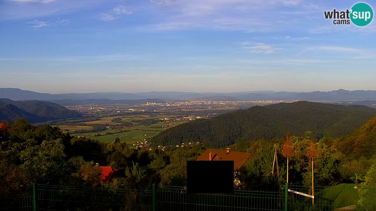 Spletna kamera Dol pri Ljubljani – Panorama z Vrha pri Dolskem
