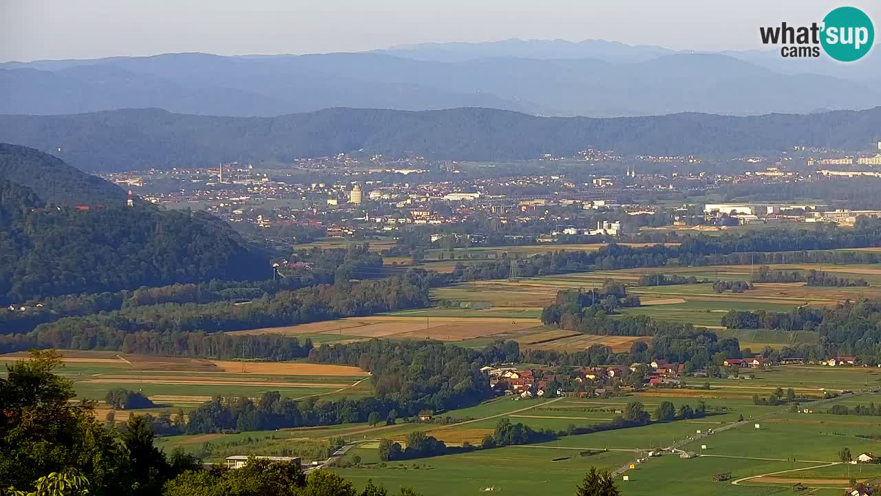 Webcam Dol pri Ljubljani – Vista panorámica en directo desde Vrh pri Dolskem