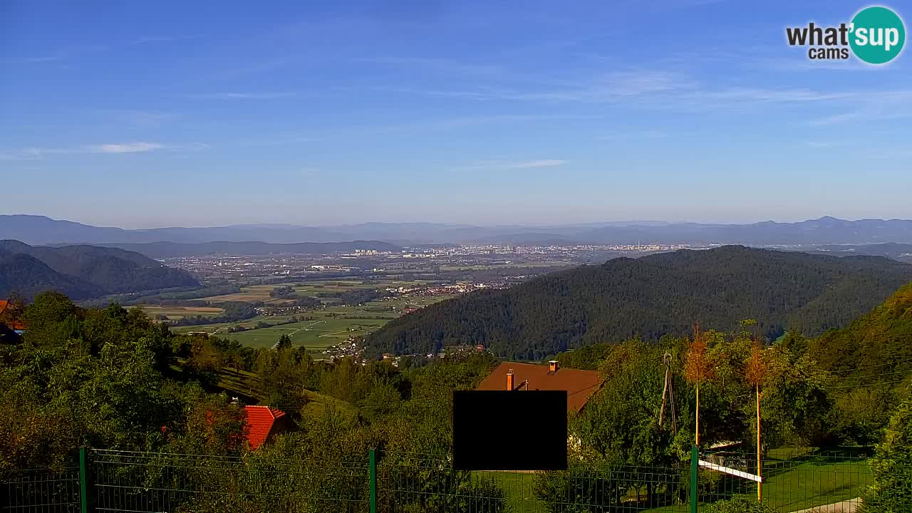 Webcam Dol pri Ljubljani – Vista panorámica en directo desde Vrh pri Dolskem