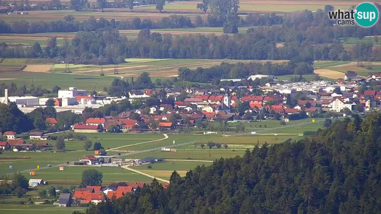 Webcam Dol pri Ljubljani – Vista panorámica en directo desde Vrh pri Dolskem