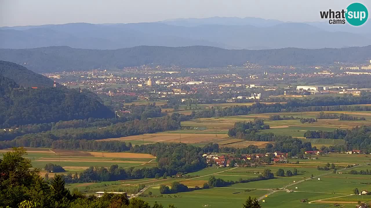 Webcam Dol pri Ljubljani – Panoramablick vom Vrh pri Dolskem