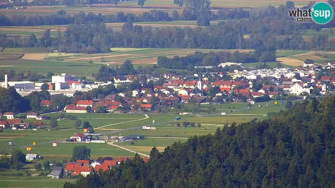 Webcam Dol pri Ljubljani – Vue panoramique en direct depuis Vrh pri Dolskem
